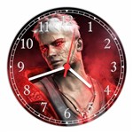 Ficha técnica e caractérísticas do produto Relógio de Parede Game Devil May Cry Jogos Decoração Quartz - Vital Quadros