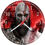 Ficha técnica e caractérísticas do produto Relógio de Parede Games Jogos God Of War Decorações - Vital Quadros