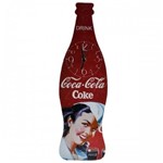 Ficha técnica e caractérísticas do produto Relógio de Parede Garrafa Coca Cola Vermelha 5817 - Imperio