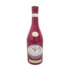 Ficha técnica e caractérísticas do produto Relógio de Parede Garrafa de Vinho