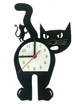 Relógio de Parede Gato com Rato em Cima Linha Pet - Mundo das Artes