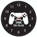 Ficha técnica e caractérísticas do produto Relógio de Parede Geek Gamer Playstation