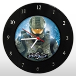 Ficha técnica e caractérísticas do produto Relógio de Parede - Halo - em Disco de Vinil - Mr. Rock - Game