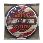 Ficha técnica e caractérísticas do produto Relógio de parede Harley Davidson