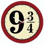 Ficha técnica e caractérísticas do produto Relógio de Parede Harry Potter 9 3/4 Vermelho Beek