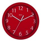 Ficha técnica e caractérísticas do produto Relógio De Parede Herweg Analógico Vermelho Mod 6718044
