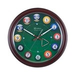 Ficha técnica e caractérísticas do produto Relógio de Parede Herweg Bolas de Bilhar