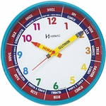 Ficha técnica e caractérísticas do produto Relógio de Parede Herweg Educativo Didático Infantil Azul 6690 267