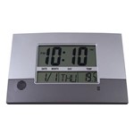 Ficha técnica e caractérísticas do produto Relógio De Parede Herweg Ref: 6473-071 Digital Cinza Metálico