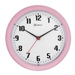 Ficha técnica e caractérísticas do produto Relógio de Parede Herweg Rosa Baby 6102-036