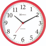 Ficha técnica e caractérísticas do produto Relógio de Parede Herweg Vermelho 26cm 6126S-269 Silencioso
