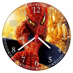 Ficha técnica e caractérísticas do produto Relógio De Parede Homem Aranha Avengers Animes Vingadores Presente Crianças