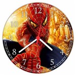 Ficha técnica e caractérísticas do produto Relógio de Parede Homem Aranha Avengers