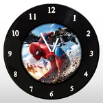 Ficha técnica e caractérísticas do produto Relógio de Parede - Homem Aranha - em Disco de Vinil - Marvel Comics - Vingadores - Mr. Rock