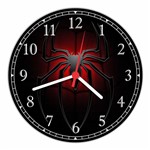 Relógio de Parede Homem Aranha Super Heróis Decoração Quartz - Vital Quadros