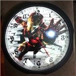 Ficha técnica e caractérísticas do produto Relógio de Parede Homem de Ferro Marvel Vingadores Hulk Dc - Artesanato