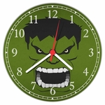 Ficha técnica e caractérísticas do produto Relógio De Parede Hulk Avengers Animes Vingadores Presente Crianças