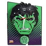 Ficha técnica e caractérísticas do produto Relógio de Parede Hulk Geek10 Verde