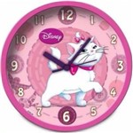 Ficha técnica e caractérísticas do produto Relógio de Parede Infantil Gatinha Marie