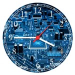 Ficha técnica e caractérísticas do produto Relógio de Parede Informática Números Binário Salas Decorações - Vital Quadros