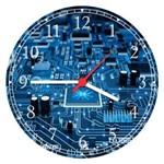 Ficha técnica e caractérísticas do produto Relógio de Parede Informática Placa Eletrônica Decorar
