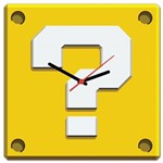 Ficha técnica e caractérísticas do produto Relógio de Parede INTERROGAÇÃO