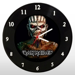 Ficha técnica e caractérísticas do produto Relógio de Parede - Iron Maiden - em Disco de Vinil - Mr. Rock – Book Of Soul