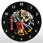 Relógio de Parede - Iron maiden - em Disco de Vinil - Mr. Rock – Number Of The Beast