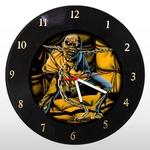 Ficha técnica e caractérísticas do produto Relógio de Parede - Iron Maiden - em Disco de Vinil - Mr. Rock – Piece Of Mind