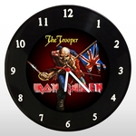 Ficha técnica e caractérísticas do produto Relógio de Parede - Iron Maiden - em Disco de Vinil - Mr. Rock – The Trooper