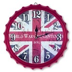 Ficha técnica e caractérísticas do produto Relógio de Parede Jolitex England - Colorido