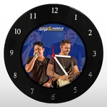 Ficha técnica e caractérísticas do produto Relógio de Parede - Jorge e Matheus - em Disco de Vinil - Mr. Rock - Sertanejo