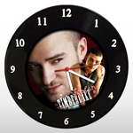 Ficha técnica e caractérísticas do produto Relógio de Parede - Justin Timberlake - em Disco de Vinil - Mr. Rock - Cantor Pop