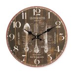 Ficha técnica e caractérísticas do produto Relógio de Parede Kitchen 34cm MDF Hauskraft