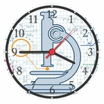 Ficha técnica e caractérísticas do produto Relógio De Parede Laboratório Ciências Biologia