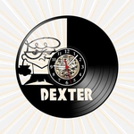 Ficha técnica e caractérísticas do produto Relógio de Parede Laboratório Dexter Desenho TV Nerd Vinil LP