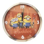 Ficha técnica e caractérísticas do produto Relógio de Parede Le Buddies, Minions, Meu Malvado Favorito