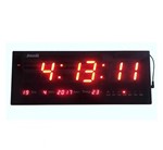 Relógio de Parede LED Digital Gigante com Alarme Calendário e Termômetro