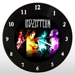 Ficha técnica e caractérísticas do produto Relógio de Parede - Led Zeppelin - em Disco de Vinil - Mr. Rock – Rock Metal