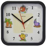 Relógio de Parede Legumes 21,5x21,5cm Nativo