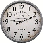 Ficha técnica e caractérísticas do produto Relógio de Parede London 5464 70cm Cinza Mart