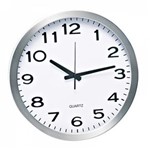 Ficha técnica e caractérísticas do produto Relógio de Parede Lux de Alumínio Ø40cm