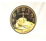 Relógio de Parede, Madeira,estampado,capuccino,cafe 34 - F Mart Import