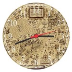 Ficha técnica e caractérísticas do produto Relógio de Parede Mapa Harry Potter Decorações