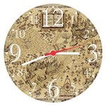 Ficha técnica e caractérísticas do produto Relógio de Parede Mapa Harry Potter Decorar Salas