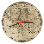 Ficha técnica e caractérísticas do produto Relógio De Parede Mapa Senhor Dos Anéis Middle Earth