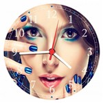 Ficha técnica e caractérísticas do produto Relógio de Parede Maquiagem Salão de Beleza Unhas Manicure Sala - Vital Quadros