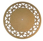 Ficha técnica e caractérísticas do produto Relógio de Parede Margaridas Liso com Borda 18,5x18,5cm - Palácio da Arte