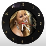 Ficha técnica e caractérísticas do produto Relógio de Parede - Mariah Carey - em Disco de Vinil - Mr. Rock – Cantora Pop