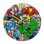 Ficha técnica e caractérísticas do produto Relógio de Parede Marvel Comics 30cm - Cinza
